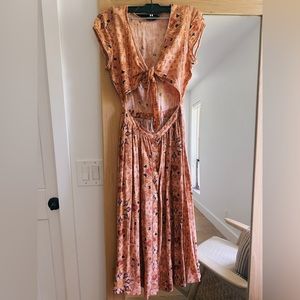 Bohemian Fall Floral Dress